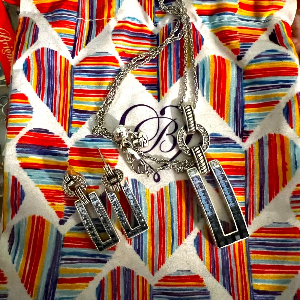 Brighton matching necklace and earrings